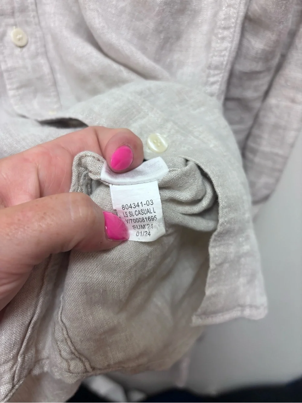 Banana Republic Slim Fit Linen Shirt